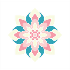 Poster - colorful mandala design