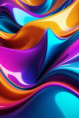 Wall Mural - A colorful abstract background, vibrant colors, vertical composition