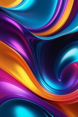 Wall Mural - A colorful abstract background, vibrant colors, vertical composition