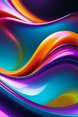 Wall Mural - A colorful abstract background, vibrant colors, vertical composition