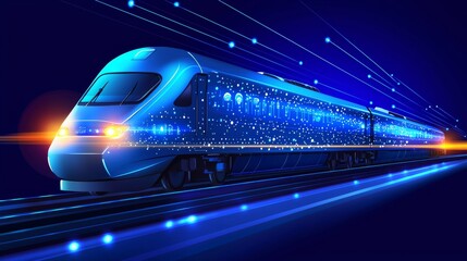 A high-speed train with integrated security systems for the railroad network