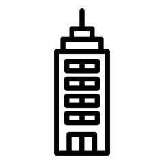 Tower icon. Vector line icon