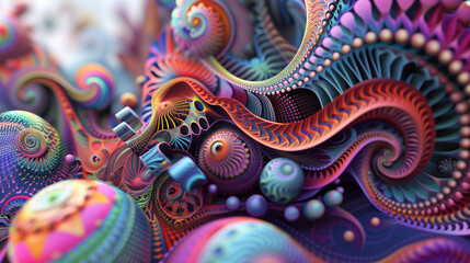 
3d abstract art