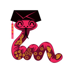 Canvas Print - chinese snake zodiac sign new year