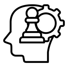 Sticker - Strategic Thinking Icon