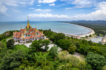 A famous temple in the South of Thailand