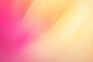 Wall Mural - Abstract background with soft pink and yellow hues creating a dreamy, serene atmosphere perfect for various design projects.