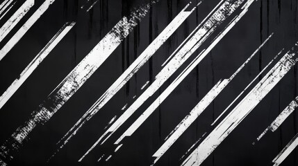 Wall Mural - Black White Stripes Texture.