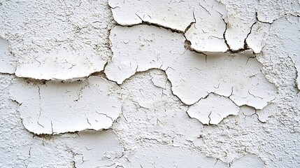 Poster - White Dusty Distressed Background Texture : Generative AI
