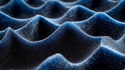 Aufkleber - Acoustic Treatment Made from Foam Rubber : Generative AI