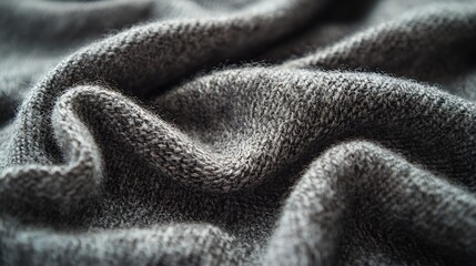 Aufkleber - Gray Synthetic Fabric Texture : Generative AI