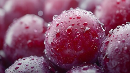 Poster - Lots of Plums Background Closeup : Generative AI
