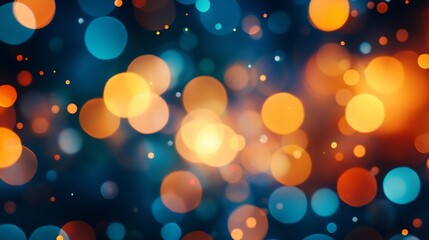 Aufkleber - Blurred Colorful Lights Background : Generative AI