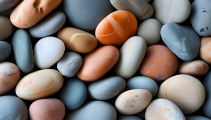 Detailed texture and patterns of a weathered stone close-up