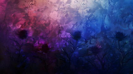 gradient thistle to cobalt abstract background