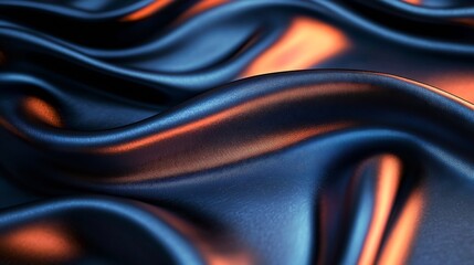 Aufkleber - Abstract Shaped Metallic Fabric Texture : Generative AI