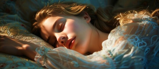 Wall Mural - Sleeping Beauty in Soft Light