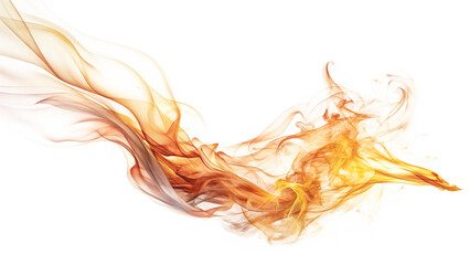 dynamic swirl of orange and yellow hues representing movement and energy with a captivating flame-li