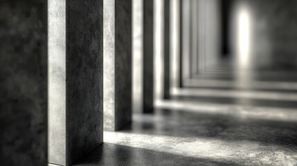 Aufkleber - Minimal Gray Background : Generative AI