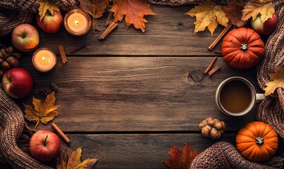 Canvas Print - Pumpkin Harvest Table Visual