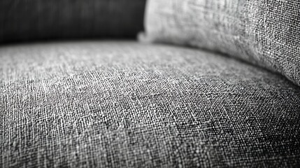 Poster - Gray Sofa Fabric Texture : Generative AI