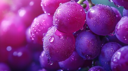 Poster - Grapes Background : Generative AI