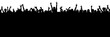 © john - Crowd of people silhouette, cheerful fans people. Big event, concert or sport. Vector illustration