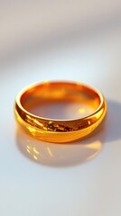 Poster - Gold Wedding Band.