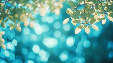 Poster - Natural Smooth Bokeh Great for Background : Generative AI