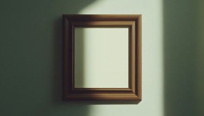 Canvas Print - Empty Frame on Wall.