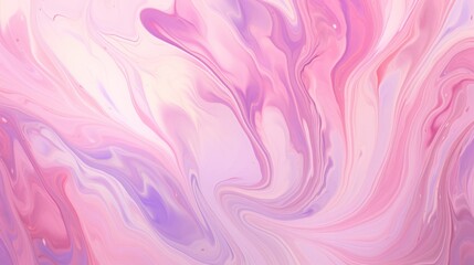 Canvas Print - Abstract Pink and Purple Swirls