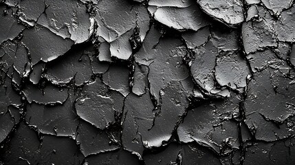 Aufkleber - Black Metal Surface Texture : Generative AI