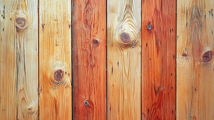 Aufkleber - Painted Pine Wood Surface Closeup Background : Generative AI