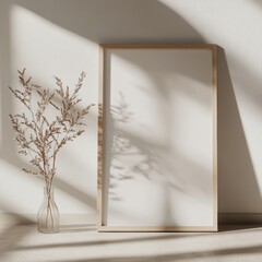 Wall Mural - Blank Frame Mockup.