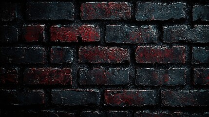 Poster - Red Bricked Wall Background Texture : Generative AI