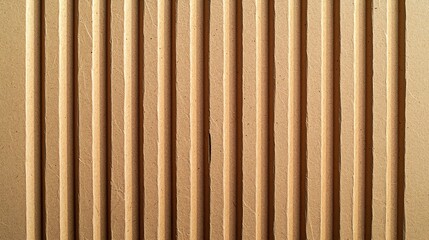 Aufkleber - White Cardboard Texture Top View Corrugated Recycle Paper Background : Generative AI
