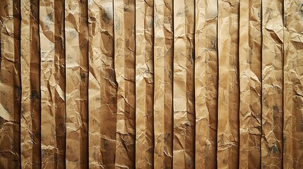 Aufkleber - Kraft Paper Texture with Painted Stripes : Generative AI