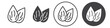 © Mincraft - Almond icon thin line illustration