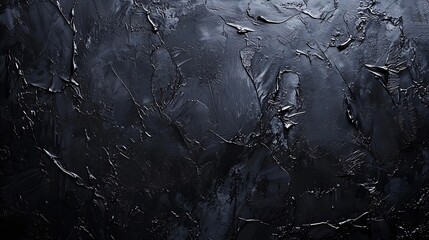 Poster - Abstract Black Grunge Background : Generative AI