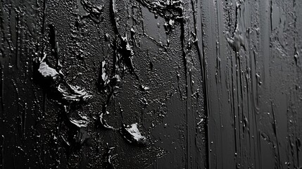Poster - Old Black Surface Texture : Generative AI