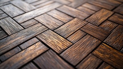 Poster - Old Wooden Floor Texture : Generative AI