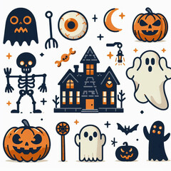 Poster - Halloween Icons