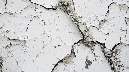 Poster - White Grunge Distressed Background : Generative AI