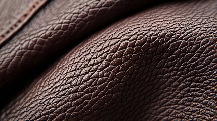 Poster - Natural Leather Background Texture Pattern : Generative AI