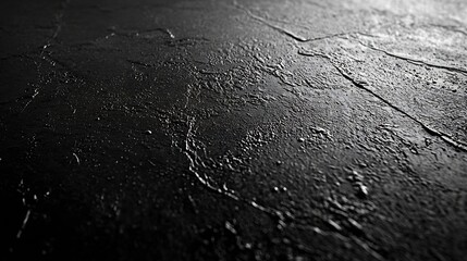 Poster - Black Dusty Tabletop Texture : Generative AI