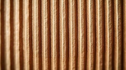 Aufkleber - Vintage Background Striped Cardboard Texture : Generative AI