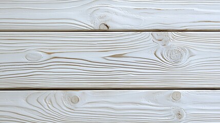 Poster - White Wooden Plank Texture : Generative AI