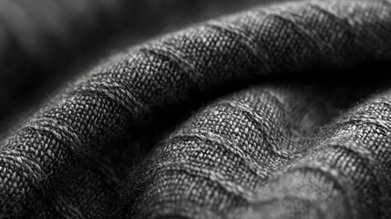 Poster - Grey Fabric Background : Generative AI