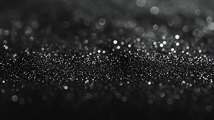 Poster - Black Dusty Surface Background Texture : Generative AI