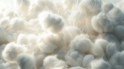 Poster - Cotton Textile Texture : Generative AI